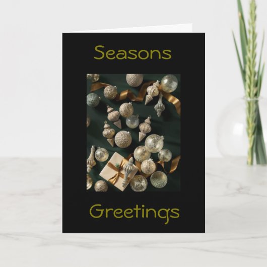 AAN MIJN **BAAS** DIT KERSTSEIZOEN FEESTDAGEN KAART (Voorkant)