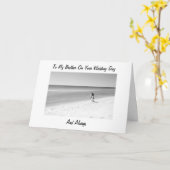 AAN MIJN BROEDER OP UW WEDDAG KAART (Gele Bloem)