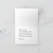 Aan Mijn Bruidegom op Huwelijk Dag Notecards Kaart (Binnen)