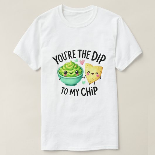 Aan mijn chip t-shirt (Design voorkant)