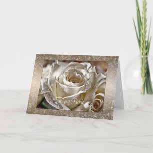 Aan mijn Dag van het Huwelijk van de Bruid of van Kaart