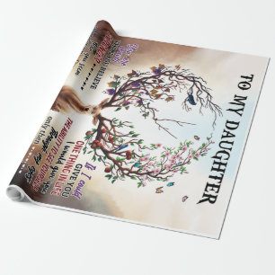 Aan mijn Deer Daughter Gift, Daughter Birthday Gif Cadeaupapier