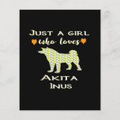 Aan mijn Deer Daughter Gift, Daughter Birthday Gif Flyer (Achterkant)