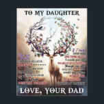 Aan mijn Deer Daughter Gift, Daughter Birthday Gif Flyer<br><div class="desc">Aan mijn Deer Daughter Gift,  Daughter Birthday Gift</div>