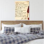 Aan mijn dochter Birthday Gift, Cute Mam Baby Gift Canvas Afdruk (Insitu (Slaapkamer))