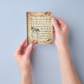 Aan mijn dochter Birthday Gift, Cute Mam Baby Gift Flyer (Hand)