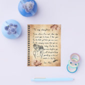 Aan mijn dochter Birthday Gift, Cute Mam Baby Gift Flyer (Enkel)