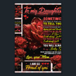 Aan mijn dochter Birthday Gift, Cute Roos Baby Gif Foto Afdruk<br><div class="desc">Aan mijn dochter Birthday Gift,  Cute Roos Baby Gift</div>