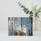 Aan mijn dochter Funny Gift | Cadeau gezin Aankondigingskaart (Staand voorkant)