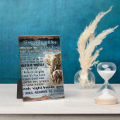 Aan mijn dochter Funny Gift | Cadeau gezin Fotoplaat (Zijkant)