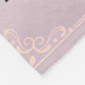 Aan mijn dochter Gift, dochter en mam, liefdesbrie Fleece Deken (Hoek)