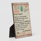 Aan mijn dochter Gift, liefdesbrief aan onze docht Fotoplaat (Zijkant)