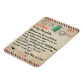 Aan mijn dochter Gift, liefdesbrief aan onze docht Magneet (Linkerzijde)