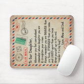 Aan mijn dochter Gift, liefdesbrief aan onze docht Muismat (Met muis)