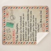 Aan mijn dochter Gift, liefdesbrief aan onze docht Sherpa Deken (Voorkant (horizontaal))