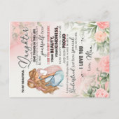 Aan mijn dochter Gift, liefdesbrief dochter en moe Briefkaart (Voorkant)