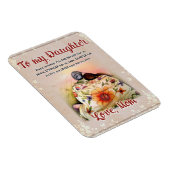 Aan mijn dochter Gift, liefdesbrief dochter en moe Magneet (Rechterzijde)