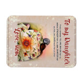 Aan mijn dochter Gift, liefdesbrief dochter en moe Magneet (Horizontaal)