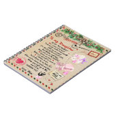 Aan mijn dochter Gift, liefdesbrief dochter en moe Notitieboek (Linkerzijde)