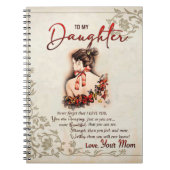 Aan mijn dochter Gift, liefdesbrief dochter en moe Notitieboek (Voorkant)
