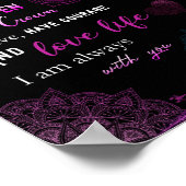 Aan mijn dochter Gift, liefdesbrief dochter en moe Poster (Hoek)