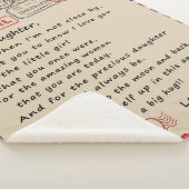 Aan mijn dochter Gift, liefdesbrief dochter en moe Sherpa Deken (3/4)