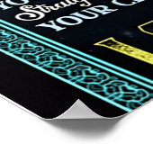 Aan mijn dochter Lion Gift, geschenk van een leeuw Poster (Hoek)