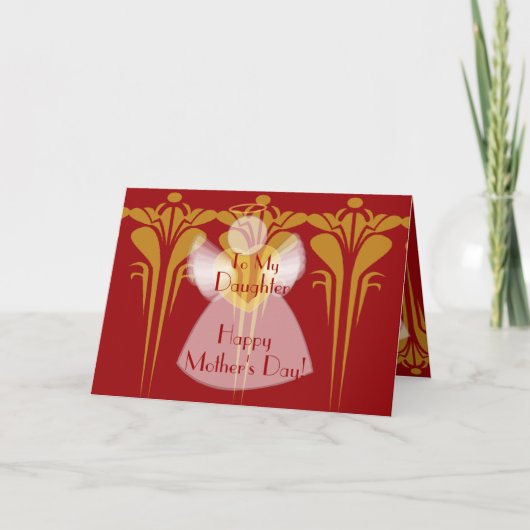 Aan Mijn Dochter op Moeder… - pas aan Kaart (Voorkant)