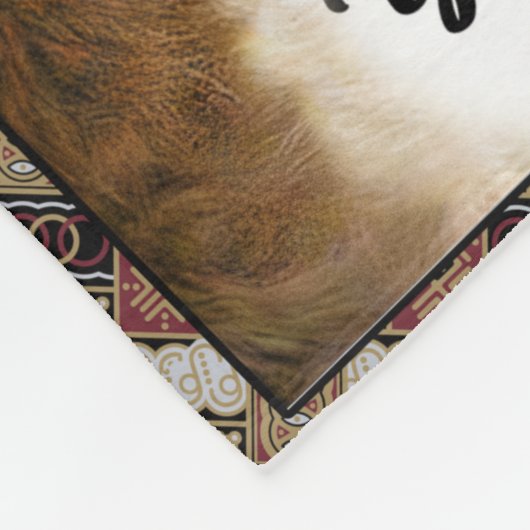 Aan mijn dochter vergeet nooit dat ik van jou hou fleece deken (Hoek)