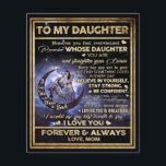 Aan mijn dochter Wolf Birthday Gift, grappig cadea Flyer<br><div class="desc">Aan mijn dochter Wolf Birthday Gift,  grappig cadeau</div>