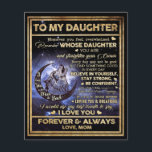 Aan mijn dochter Wolf Birthday Gift, grappig cadea Flyer<br><div class="desc">Aan mijn dochter Wolf Birthday Gift,  grappig cadeau</div>