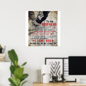 Aan mijn echtgenoot Gift | Brief van de Lovely Hus Poster (Thuiskantoor)