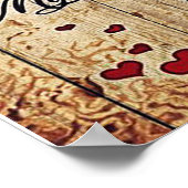 Aan mijn echtgenoot Gift | Brief van de Lovely Hus Poster (Hoek)