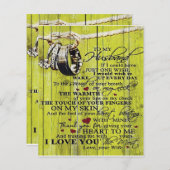 Aan mijn echtgenoot Gift | Brief voor hem | (Voorkant / Achterkant)