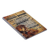 Aan mijn echtgenoot Gift | Lovely Letter for Husba Notitieboek (Rechterzijde)