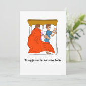 aan mijn favoriete kruik feestdagenkaart (Staand voorkant)