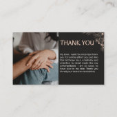 Aan mijn geliefde vrouw op uw speciale dag informatiekaartje (Achterkant)