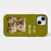 Aan mijn geliefden - porseleinen geïnspireerde ted iPhone 15 case (Achterkant horizontaal)