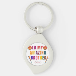 Aan mijn geweldige broer Broer's dag Sleutelhanger