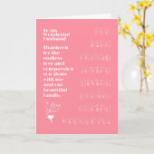 Aan mijn geweldige echtgenoot Kaart (Gele Bloem)