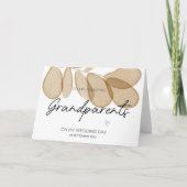 Aan mijn grootouders bruiloft dank u van bruid ca kaart (Voorkant)