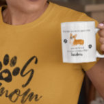 Aan mijn Human Servant Funny Dog Gift Corgi Koffiemok<br><div class="desc">Dit ontwerp kan op het gebied worden gepersonaliseerd dat door de foto en/of tekst te veranderen wordt verstrekt. Of het kan worden aangepast door te klikken deze Sjabloon personaliseert en dan de klik te kiezen om verdere optie aan te passen en de kleur van de achtergrond te schrappen of te...</div>