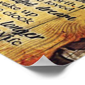 Aan mijn Husband Letter, liefdevol citeert Gift Poster (Hoek)