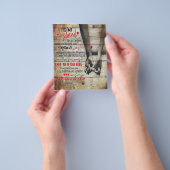 Aan mijn Husband Letter, Love Quottes Gift Flyer (Hand)
