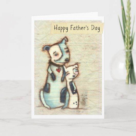 Aan mijn kant - Vaderdag Kaart (Voorkant)