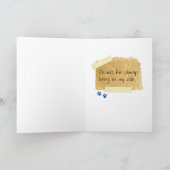 Aan mijn kant - Vaderdag Kaart (Binnen)