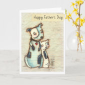 Aan mijn kant - Vaderdag Kaart (Gele Bloem)