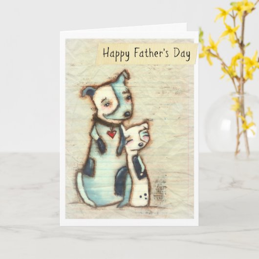 Aan mijn kant - Vaderdag Kaart (Gele Bloem)