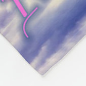 Aan mijn kleindochter Butterflies Birthday Gift Id Fleece Deken (Hoek)