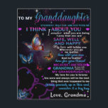 Aan mijn kleindochter Butterflies Birthday Gift Id Flyer<br><div class="desc">Aan mijn kleindochter Butterflies Birthday Gift Idee</div>